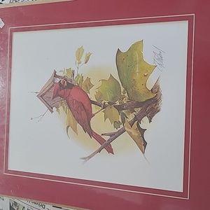 NEW Ralph McDonald Cardinal Print
